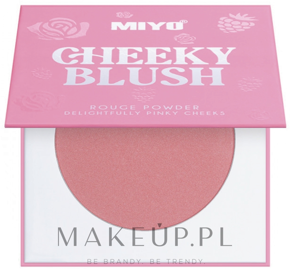 Róż do policzków, 9,5 g - Miyo Cheeky Blush Rouge Powder Delightfully Pinky Cheeks — Zdjęcie 02 - Sweet Liar