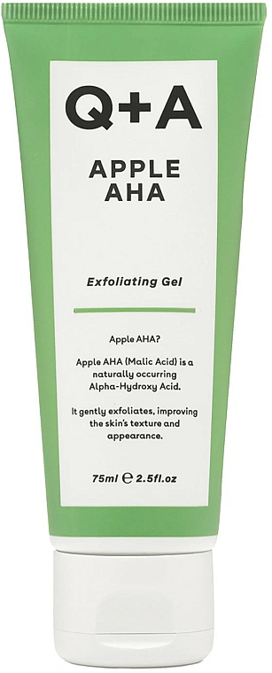 Peelingujący żel do twarzy - Q+A Apple AHA Exfoliating Gel