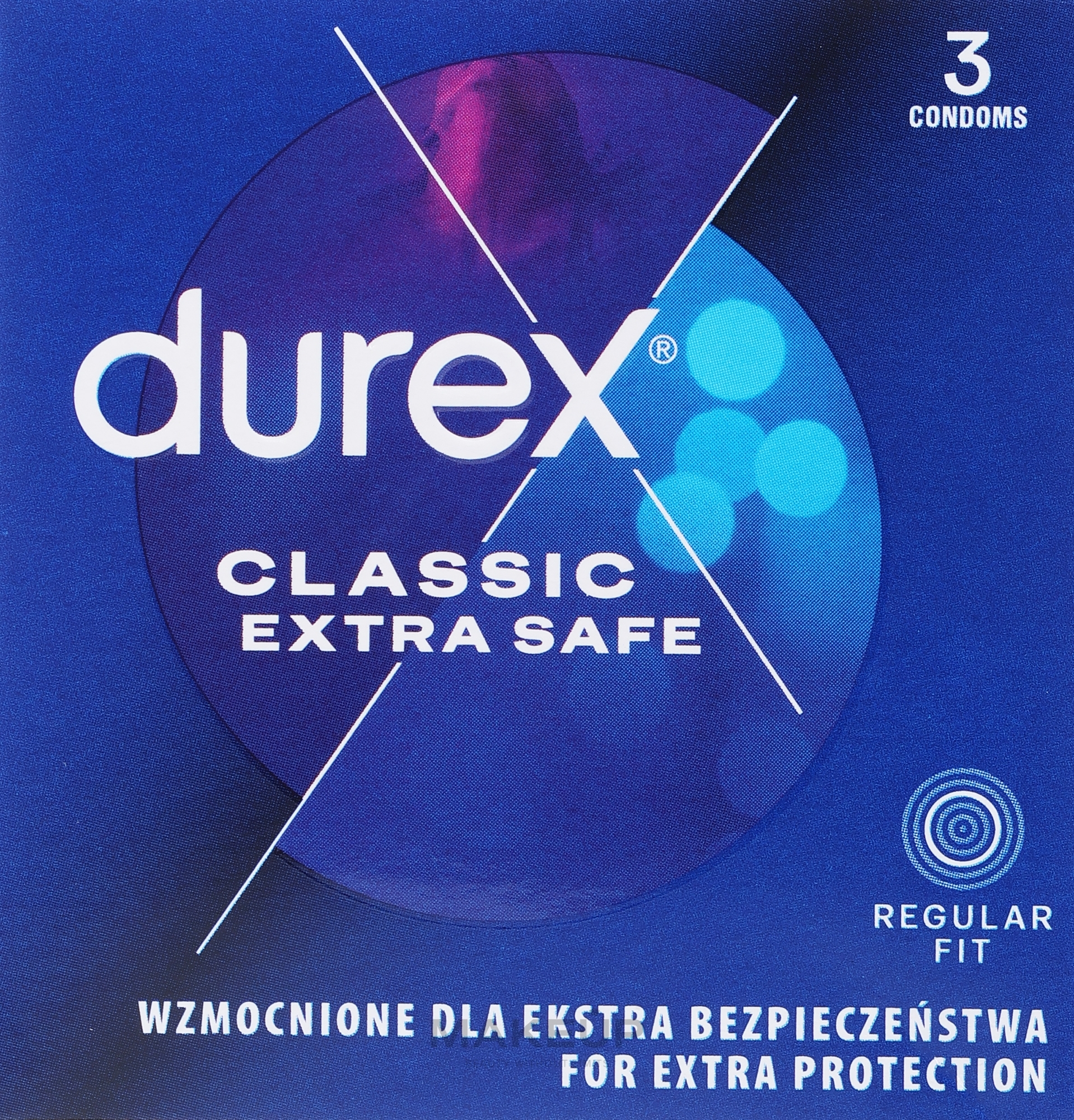 Prezerwatywy Extra safe, 3 szt. - Durex Extra Safe — Zdjęcie 3 szt.