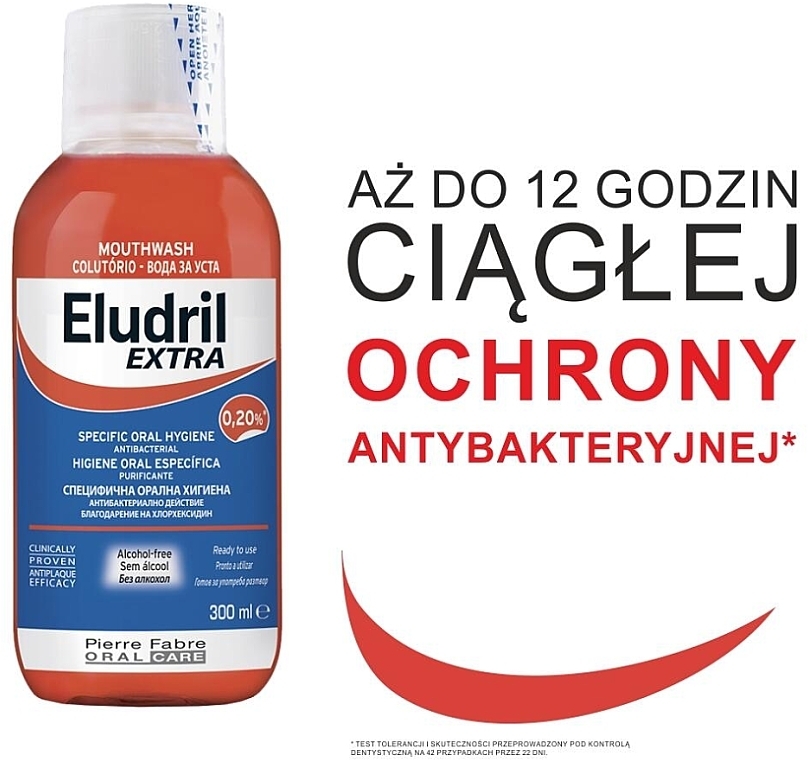 Antybakteryjny płyn do płukania jamy ustnej - Pierre Fabre Oral Care Eludril Extra Mouthwash — Zdjęcie N5