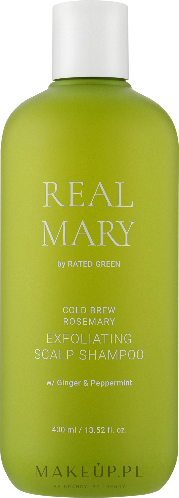 Oczyszczający szampon z rozmarynem - Rated Green Real Mary Exfoliating Scalp Shampoo — Zdjęcie 400 ml