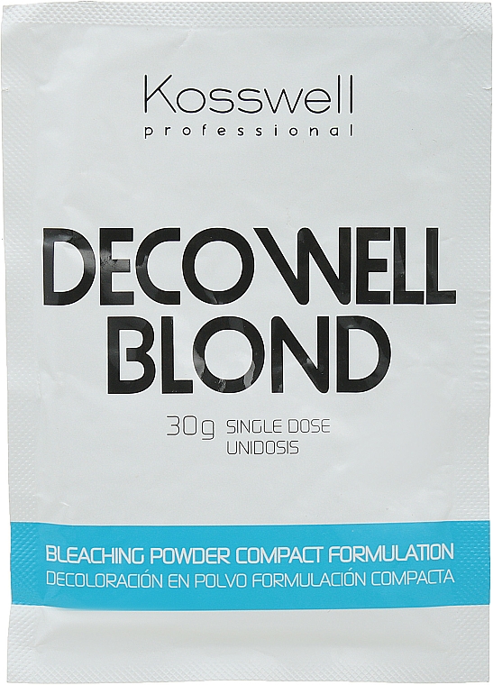 Rozjaśniający puder do włosów - Kosswell Professional Decowell Blond