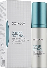Naprawcze serum do twarzy w kremie - Skeyndor Power Retinol Intensive Repairing Serum-in-Cream — Zdjęcie N2