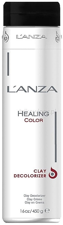 Proszek do rozjaśniania włosów - L'anza Healing Color Clay Decolorizer — Zdjęcie N1