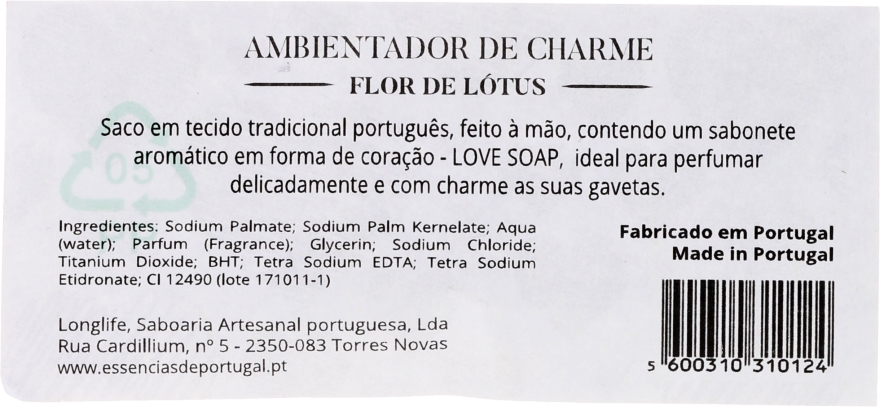 Woreczek zapachowy - Essencias De Portugal Love Charm Air Freshener — Zdjęcie N2