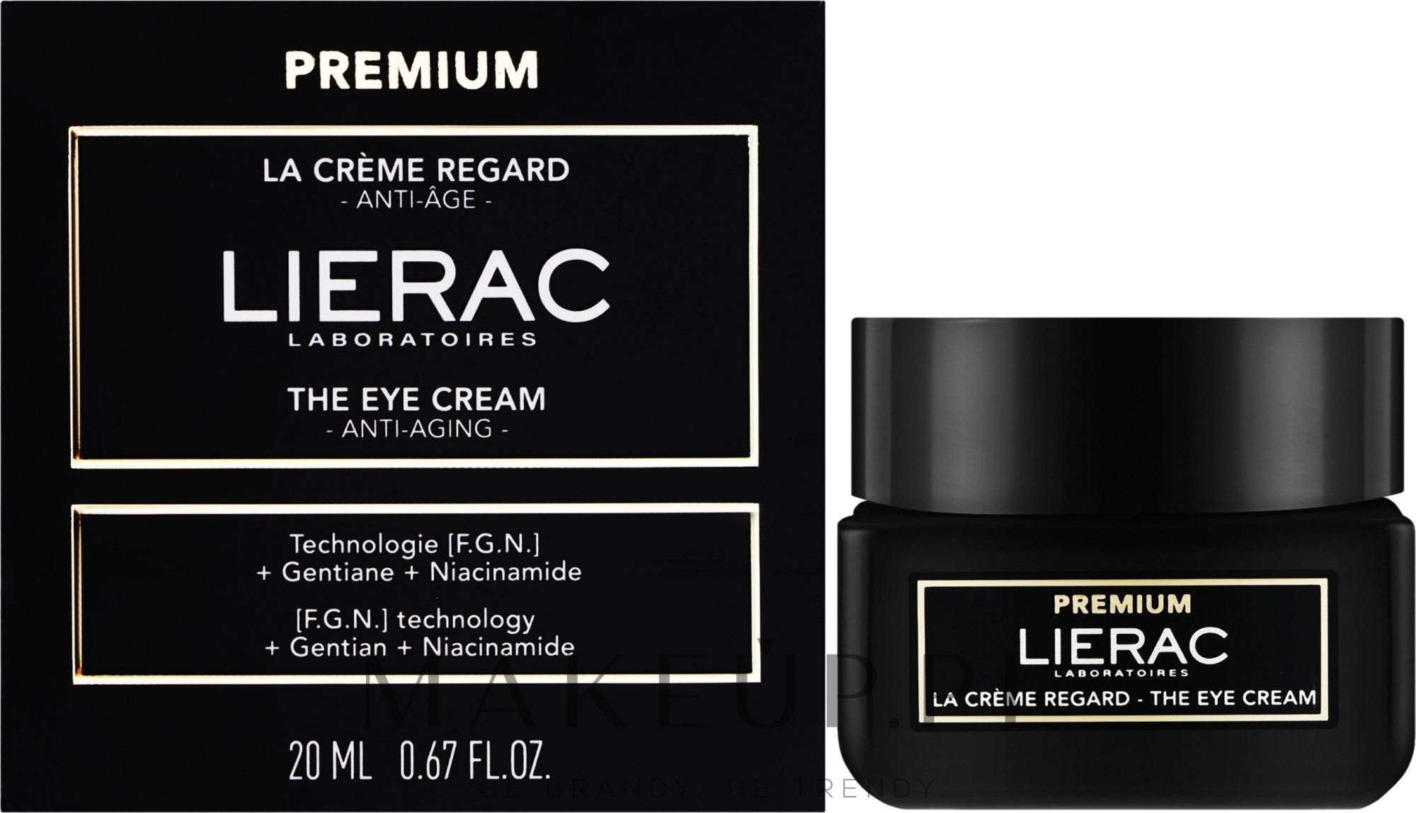 Krem przeciwstarzeniowy pod oczy - Lierac Premium The Eye Cream — Zdjęcie 20 ml