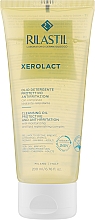 Oczyszczający olejek do twarzy i ciała do skóry bardzo suchej, podrażnionej i atopowej - Rilastil Xerolact Cleansing Oil — Zdjęcie N1