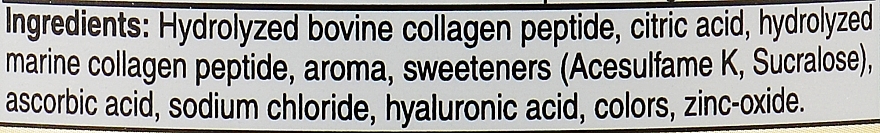 Kolagen z kwasem hialuronowym, witaminą C i cynkiem, o smaku kwiatów czarnego bzu - Pure Gold CollaGold Eldelflower — Zdjęcie N2