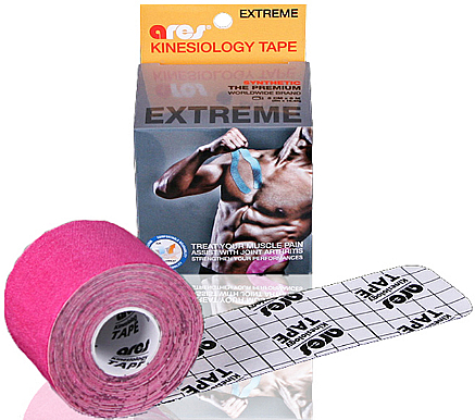 Taśma kinesio Różowa - Ares Kinesio Tape Extreme — Zdjęcie N4