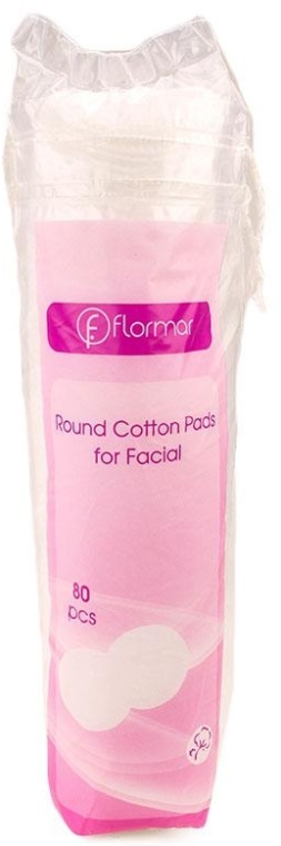 Płatki kosmetyczne - Flormar Round Cotton Pads for Facial — Zdjęcie N1