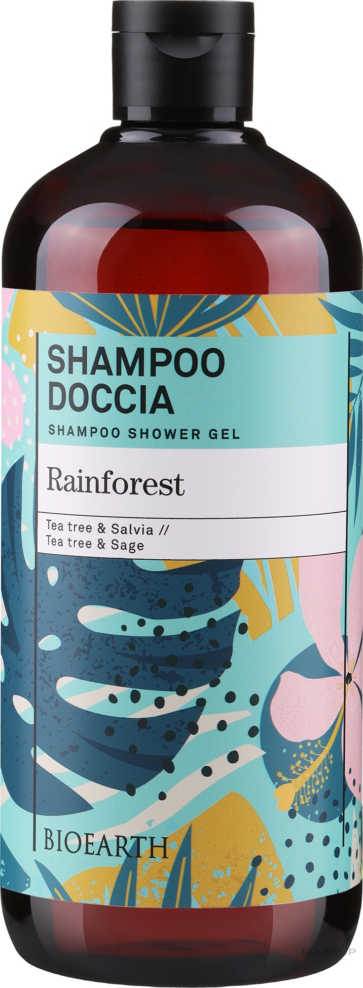 Szampon-żel pod prysznic Rainforest - Bioearth Rainforest Shampoo Shower Gel — Zdjęcie 500 ml