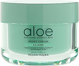 Nawilżający krem kojący z aloesem - Holika Holika Aloe Soothing Essence 80% Calming Moist Cream — Zdjęcie N2