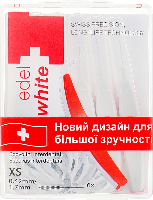 Szczoteczki międzyzębowe XS - Edel+White Dental Space Brushes XS