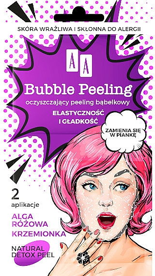Oczyszczający peeling bąbelkowy do skóry twarzy - AA Bubble Peeling — Zdjęcie N1