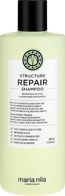 PRZECENA! Naprawczy szampon do włosów suchych i zniszczonych - Maria Nila Structure Repair Shampoo * — Zdjęcie N1