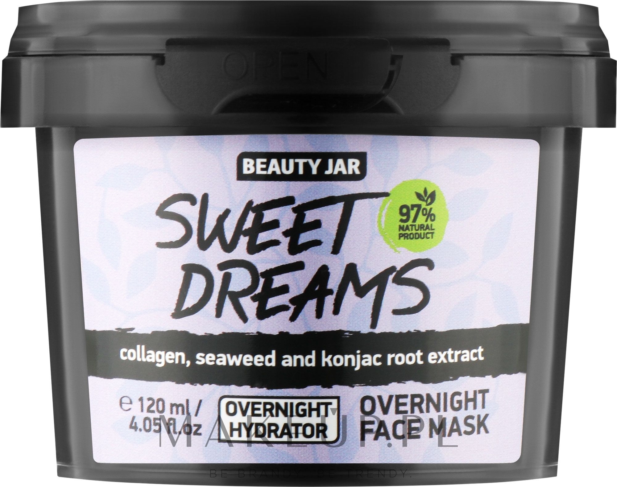 Maseczka do twarzy na noc Sweet Dreams - Beauty Jar Overnight Face Mask  — Zdjęcie 120 ml