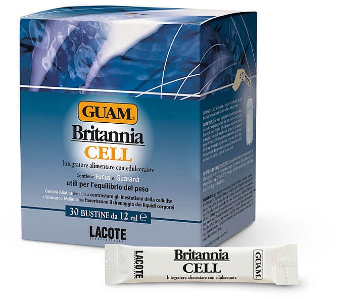 Suplement diety wspomagający usuwanie cellulitu - Guam Britannia Cell — Zdjęcie N2