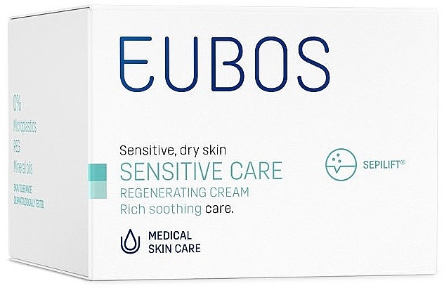 Rewitalizujący krem ​​na noc do skóry wrażliwej - Eubos Med Sensitive Care Skin Regenerating Night Cream — Zdjęcie N1