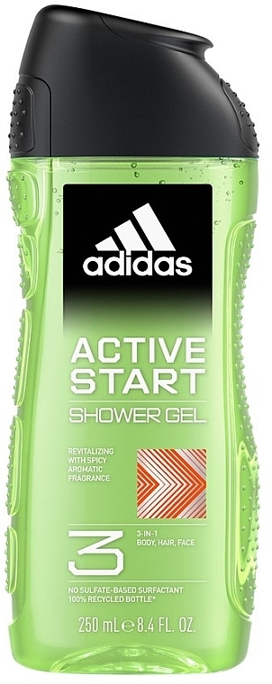 Żel pod prysznic - Adidas Active Start 3in1 Shower Gel — Zdjęcie N1