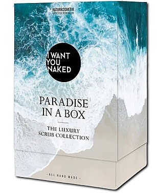 Zestaw Paradise In A Box - I Want You Naked The Luxury Scrub Collection (scrub/4*90g) — Zdjęcie N1