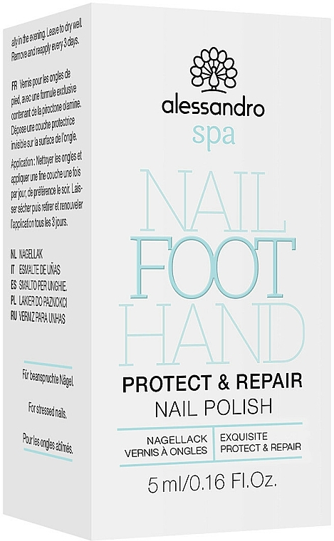 Ochronny lakier do paznokci - Alessandro International Protect & Repair Nail Polish — Zdjęcie N2