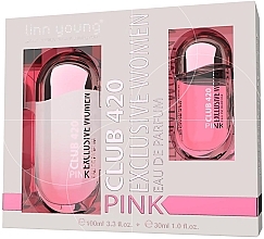 Kup Linn Young Club 420 Exclusive Pink Women - Zestaw (edp 100 ml + edp 30 ml)