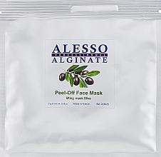 Oliwkowa maska liftingująca do twarzy - Alesso Professionnel Alginate Olive Peel-Off Lifting Mask — Zdjęcie N3