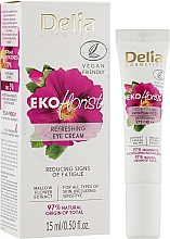 Odświeżający krem pod oczy - Delia Cosmetics Ekoflorist — Zdjęcie N2
