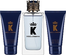 Kup Dolce & Gabbana K By Dolce & Gabbana - Zestaw (edt/100ml + ash/balm/50ml + sh/gel/50ml)