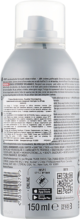 Termoaktywny spray wygładzający - L'Oreal Professionnel Tecni.art Constructor Thermo-Active Spray — Zdjęcie N3