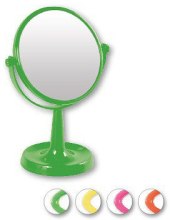 Kup Lusterko kosmetyczne na nóżce 85734, 15,5 cm, jasnozielone - Top Choice Colours Mirror