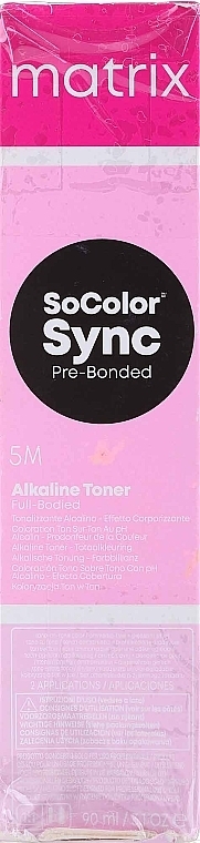 PRZECENA! Toner do włosów - Matrix SoColor Sync Alkaline Toner * — Zdjęcie N1