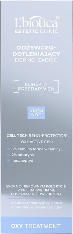 Odżywczo-dotleniający dermozabieg do twarzy na noc - L’biotica Estetic Clinic OXY Treatment  — Zdjęcie N3