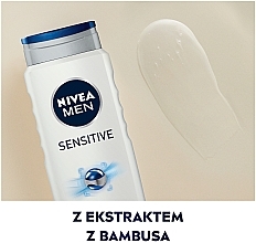 Delikatny żel pod prysznic dla mężczyzn - NIVEA MEN Sensitive Shower Gel — Zdjęcie N4