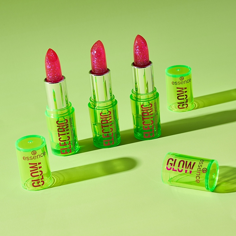 Pomadka do ust - Essence Lipstick Electric Glow Color Changing  — Zdjęcie N11