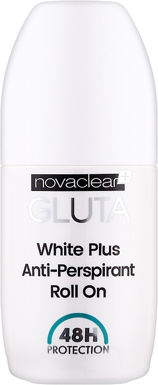 Antyperspirant w kulce z kwasem hialuronowym - Novaclear Gluta White Plus Anti-Perspirant Roll On — Zdjęcie N1