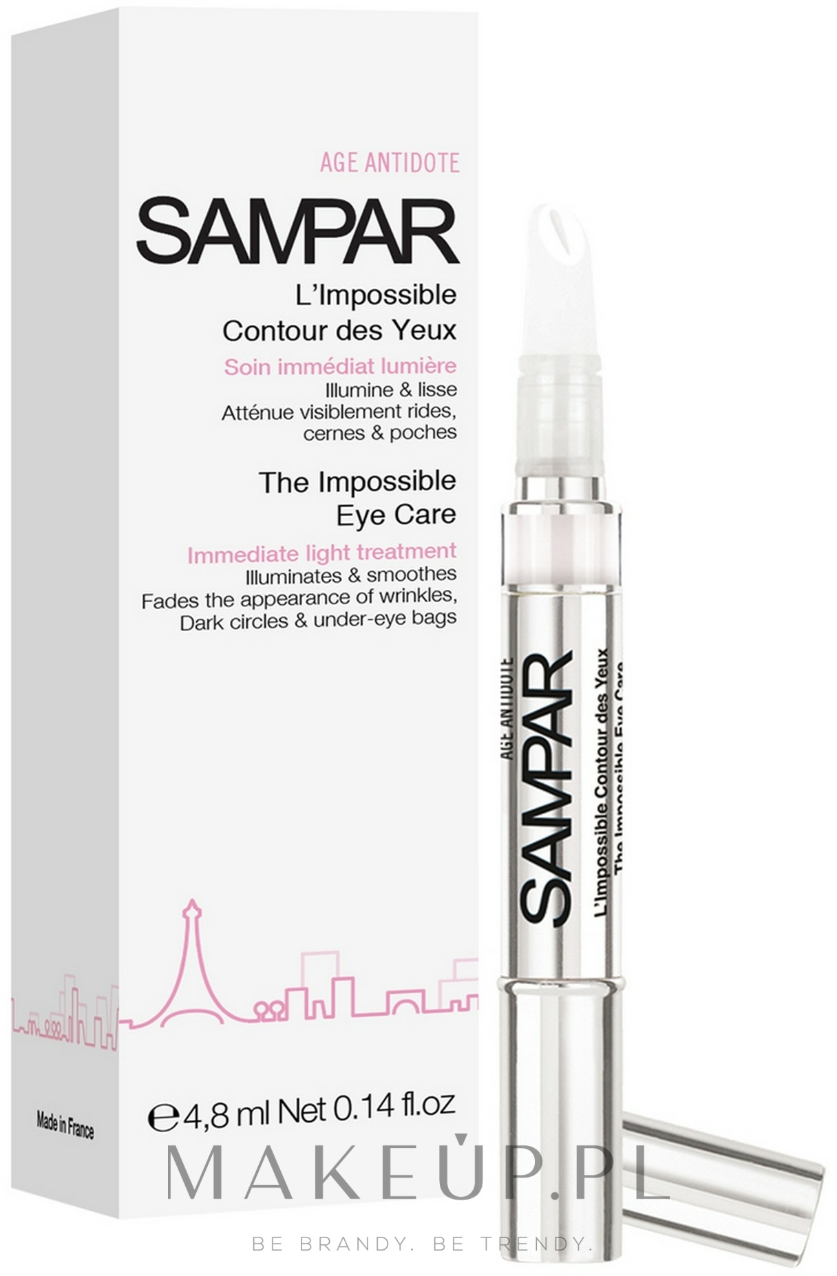 Rozświetlający krem pod oczy - Sampar The Impossible Eye Care — Zdjęcie 4.8 ml