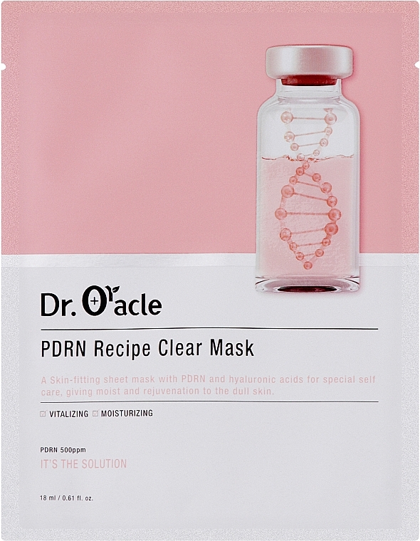 Maseczka na twarz z polinukleotydami - Dr. Oracle Pdrn Recipe Clear Mask — Zdjęcie N1