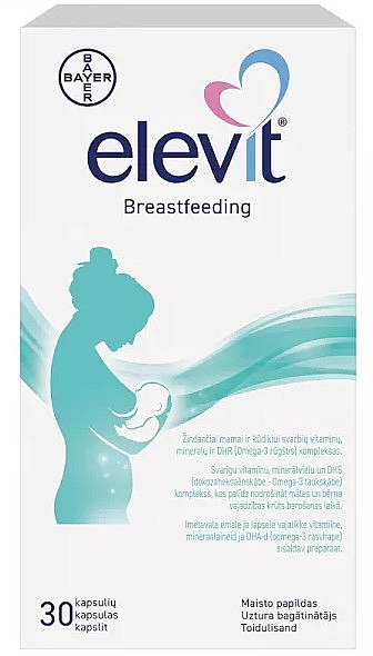 Suplement diety Elevit. Karmienie piersią -  Bayer Elevit Breastfeeding — Zdjęcie N1