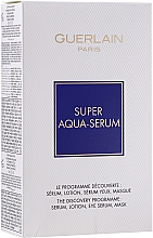 Kup Zestaw - Guerlain Super Aqua Serum Set (serum/50ml + eye/serum/5ml + mask/1pcs + lot/15ml)