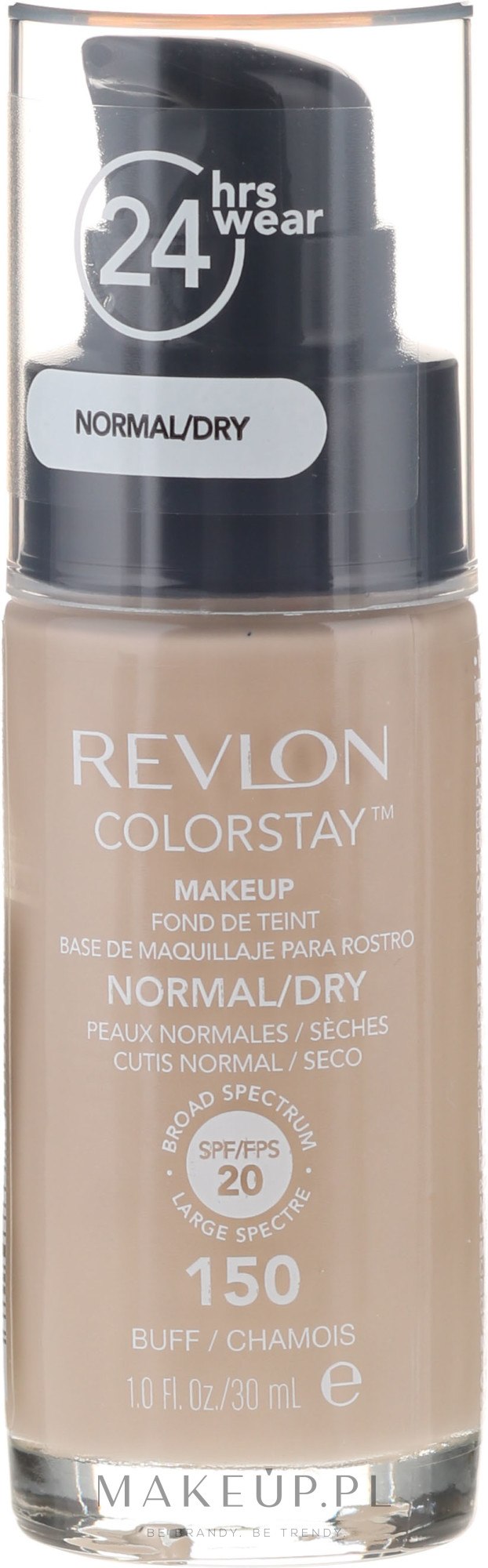 Podkład w płynie - Revlon ColorStay Foundation For Normal/Dry Skin SPF 20 — Zdjęcie 150 - Buff