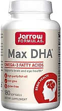Kwas Omega-3 w żelowych kapsułkach - Jarrow Formulas Max DHA — Zdjęcie N1