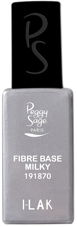 Baza do paznokci z włóknami nylonowymi - Peggy Sage Fibre Base Milky I-Lak — Zdjęcie N1