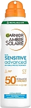 Kup Spray do ochrony przeciwsłonecznej do twarzy - Garnier Ambre Solaire Sensitive Advanced Face Mist SPF50+