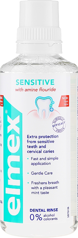 Płyn do płukania jamy ustnej na nadwrażliwość bez alkoholu - Elmex Sensitive  — Zdjęcie N2
