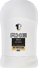 Antyperspirant w sztyfcie dla mężczyzn - Axe Gold Anti Marks Anti-Perspirant — фото N1