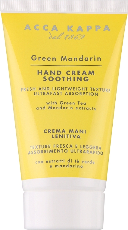 Krem do rąk - Acca Kappa Green Mandarin Hand Cream — Zdjęcie N1
