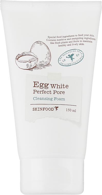 Pianka do mycia twarzy oczyszczająca pory - SkinFood Egg White Perfect Pore Cleansing Foam — Zdjęcie N1