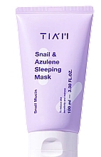 Kup Maska nocna z ekstraktem ze ślimaka i azulenem, Tube - Tiam Snail & Azulene Sleeping Mask