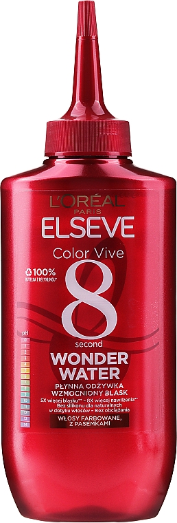 Płynna odżywka do włosów farbowanych - L'Oreal Paris Elseve Color Vive 8 Second Wonder Water — Zdjęcie N1